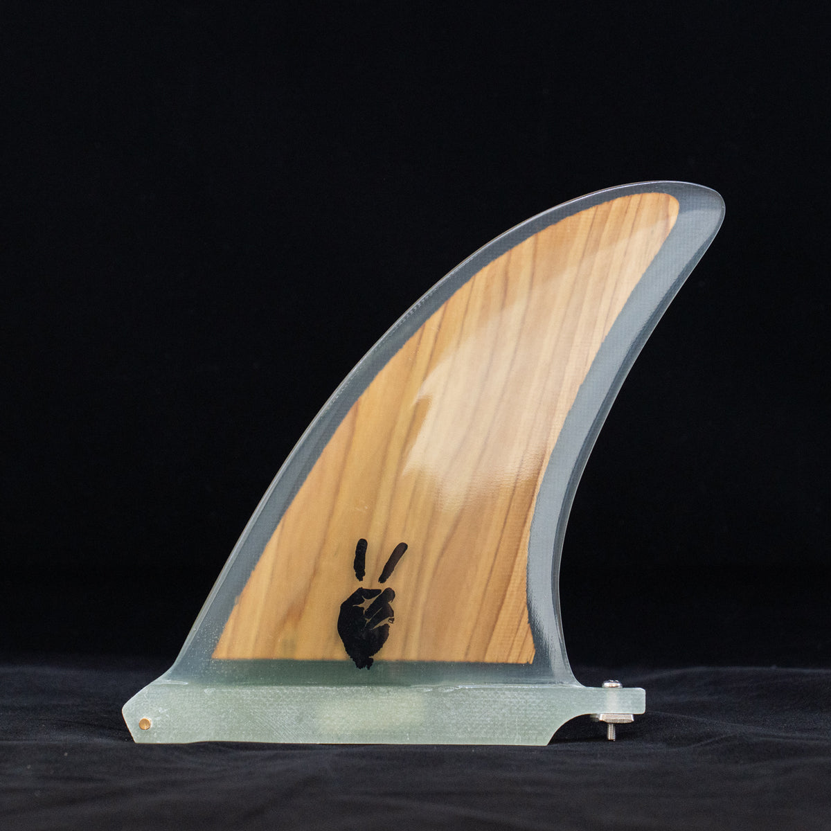 RB Wide Base Gloss Wood Fin 7.5"