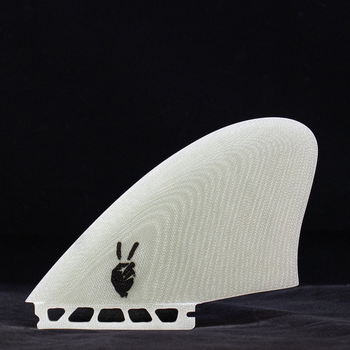 Rounded Raw Keel Fins (2 Fin Set)